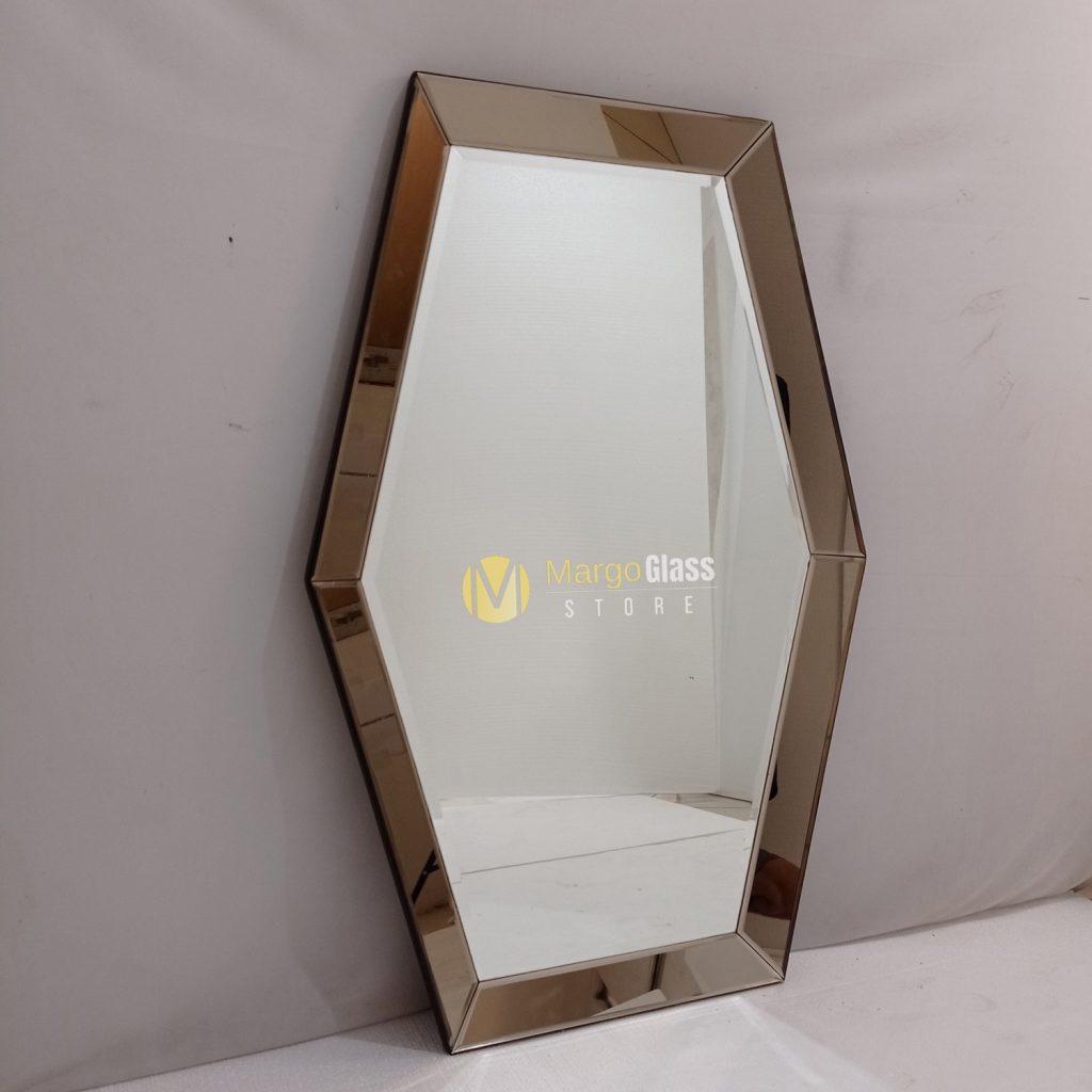 BY ORDER! MG 004660 Hexagonal Modern Mirror 120x80cm - Image 3