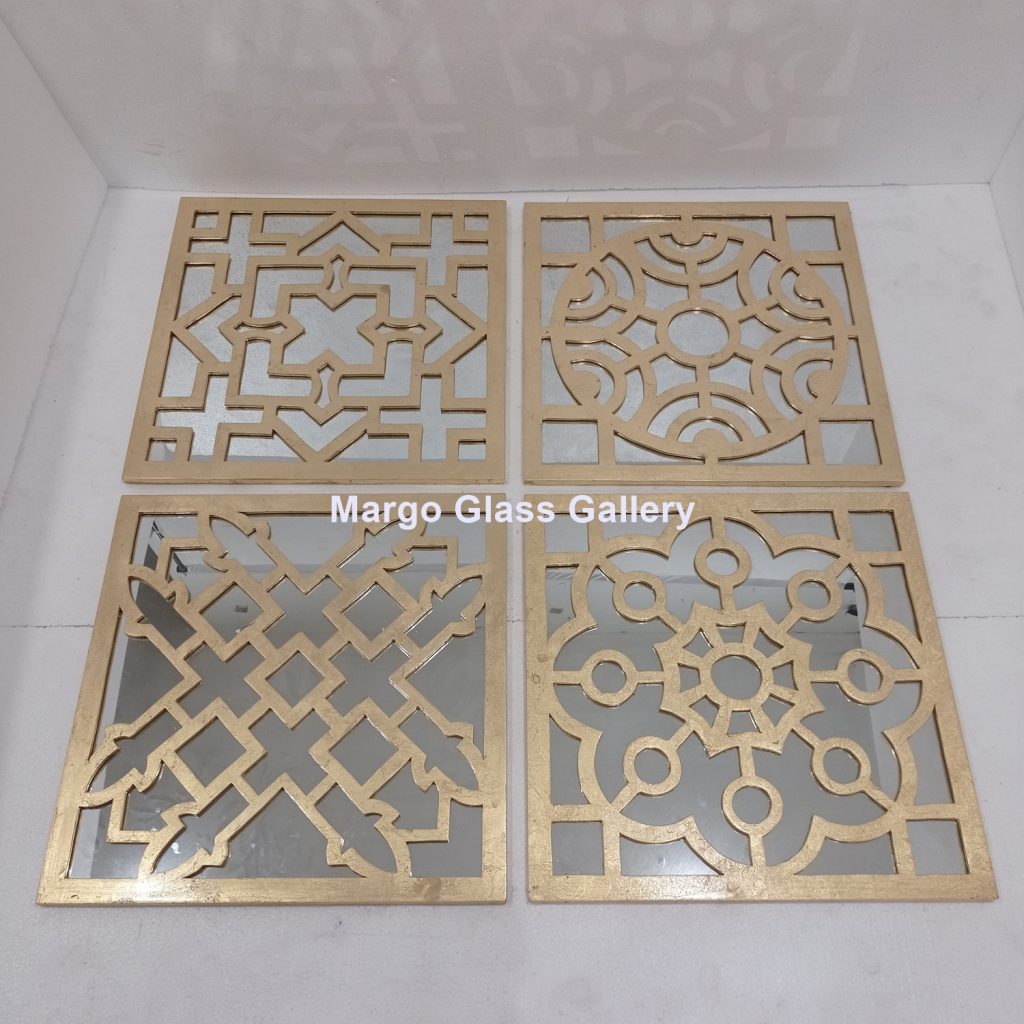 MG 004689 modern mirror Gold leaf 60cm