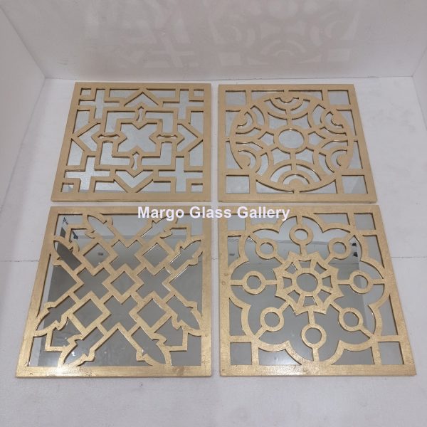 MG 004689 modern mirror Gold leaf 60cm