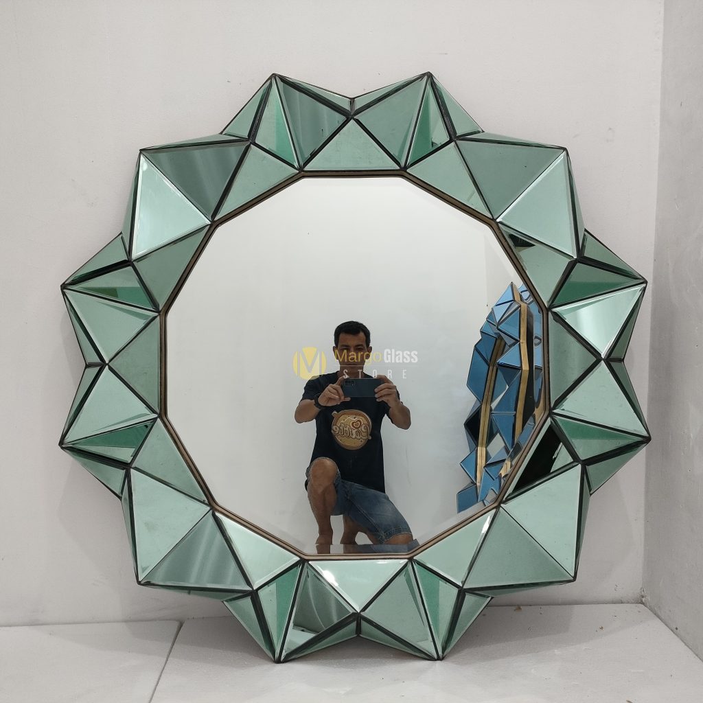 BUY ORDER! MG 004720 Green Wall Mirror 3D 120cm - Image 4