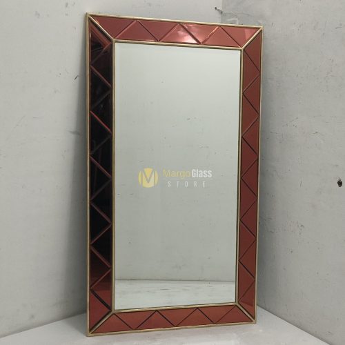 MG 004725 Recta Wall Mirror red 140x80cm