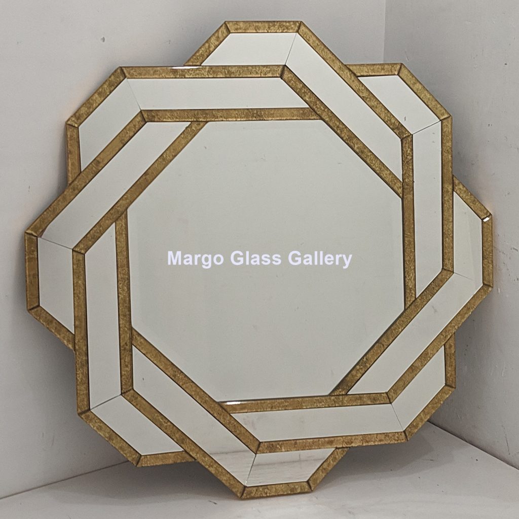 BY ORDER! MG 004774 Verre Eglomise Mirror 100cm