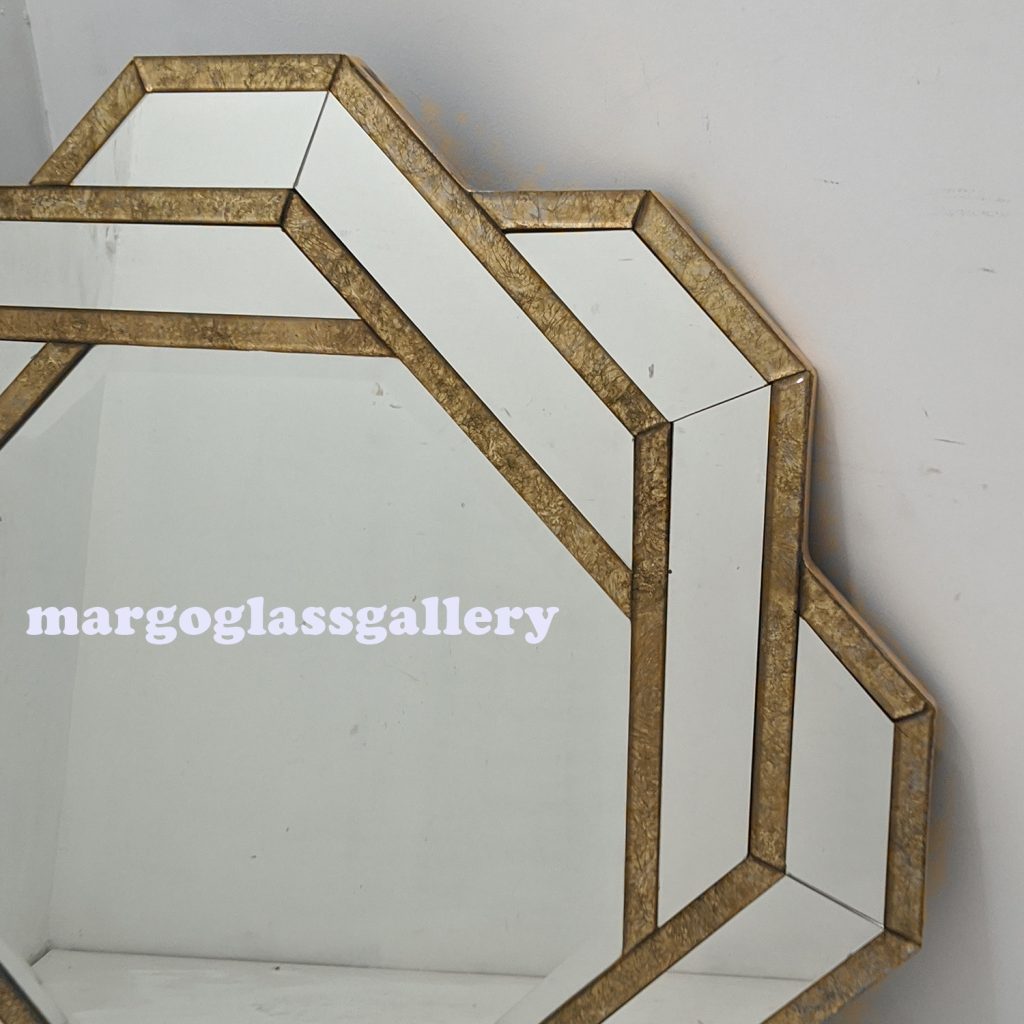 BY ORDER! MG 004774 Verre Eglomise Mirror 100cm - Image 4