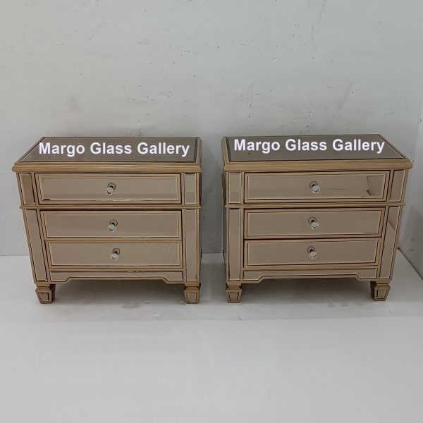 BUY ORDER! MG 006345 BedSide Table Mirror Brown