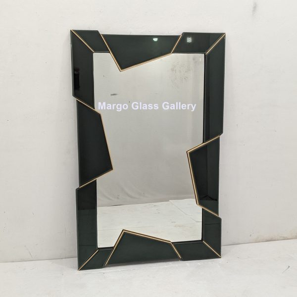 BY ORDER! MG 013080 Modern Mirror Black Frame 140x90cm