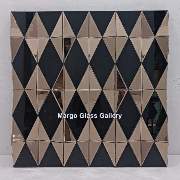 BY ORDER! MG 013093 3D Black Brown Mirror 120cm