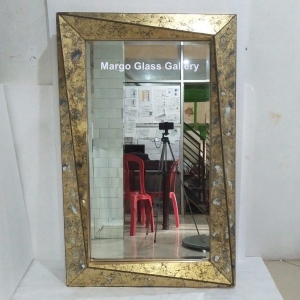 MG 018052 Recta Eglomise Mirror 140 x 80 cm