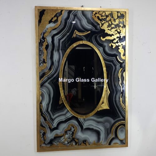 MG 021001 eglomise recta gold leaf 150x90cm