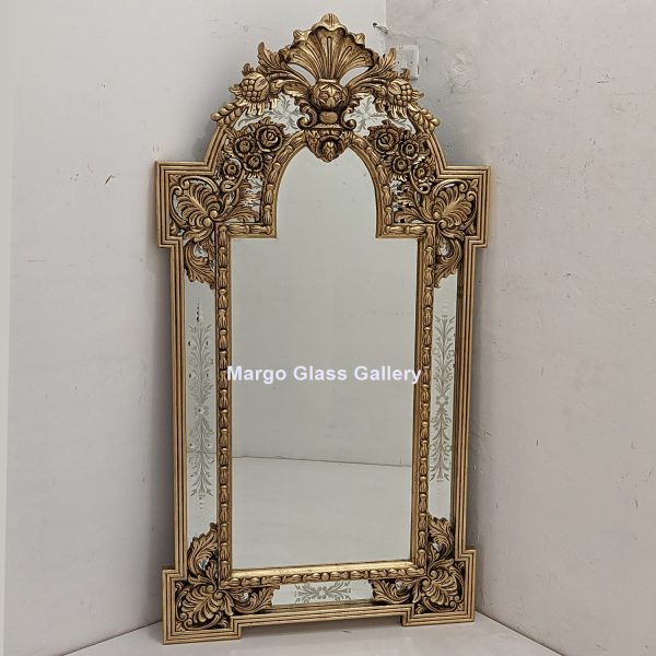 BY ORDER! MG 030114 Wooden Mirror Wall Glaze
