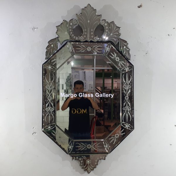 BY ORDER! MG 080067 Venetian Mirror Ocatgonal 140x70 cm