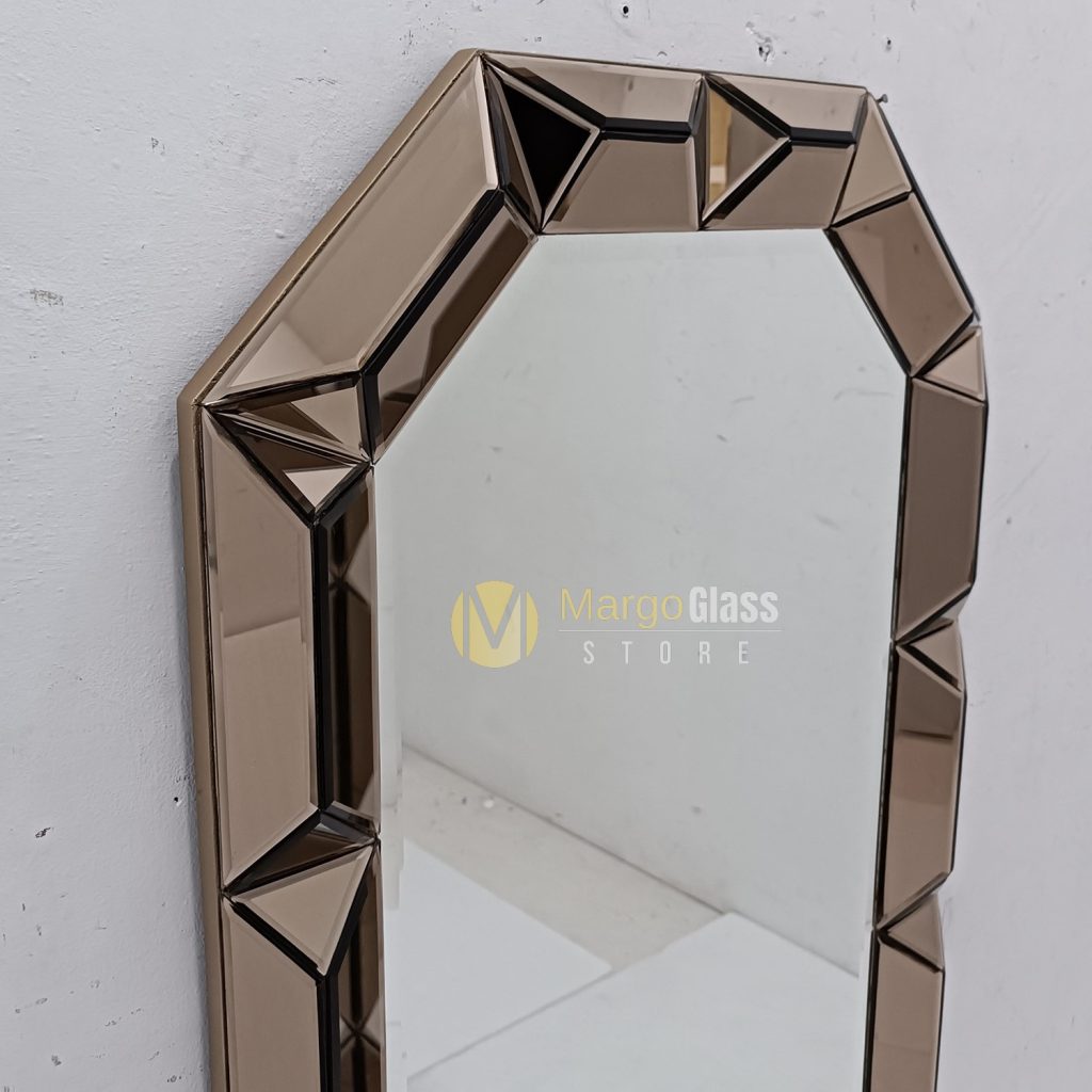 BY ORDER! MG 004805 Wall Mirror Brown 3D 122x77 cm - Image 4