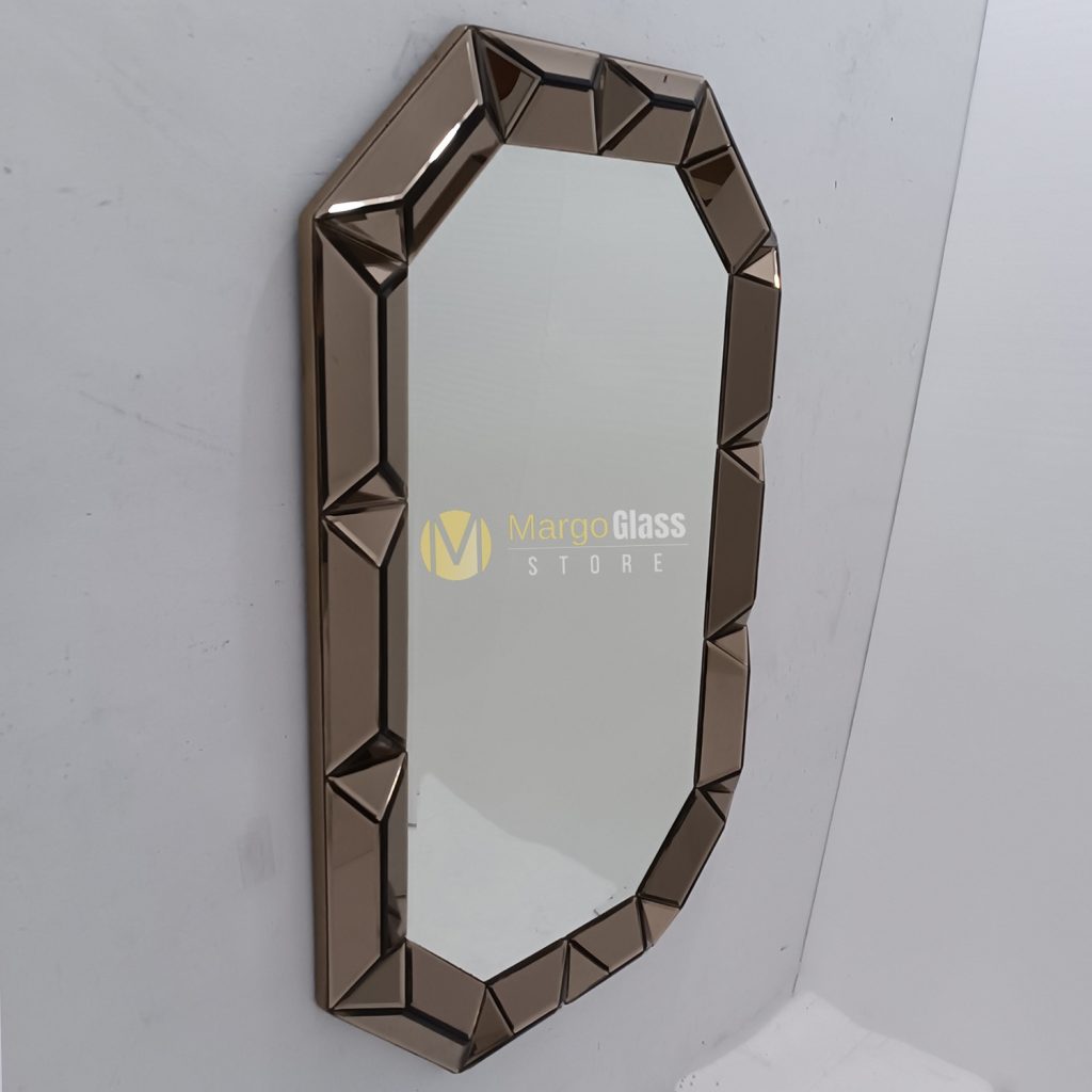 BY ORDER! MG 004805 Wall Mirror Brown 3D 122x77 cm - Image 2