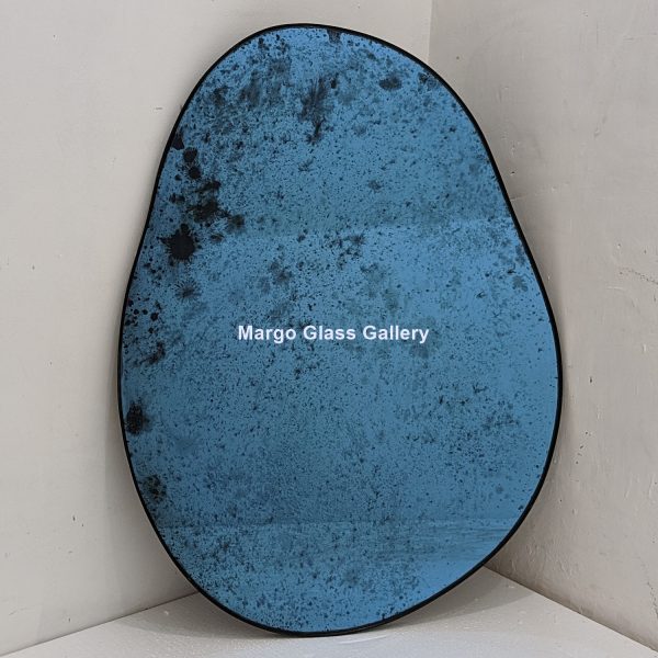 MG 014476 Wall Mirror contemporer Blue Antique