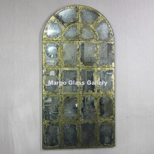 Make to order! MG 018017 eglomise gold panel tiara 135 cm x 68 cm