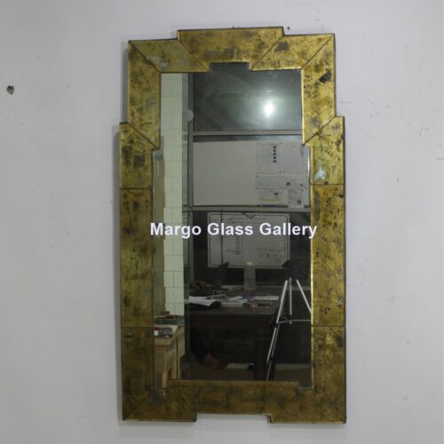 Make To Order! MG 018018 Eglomise Wall Mirror 140 x 80cm