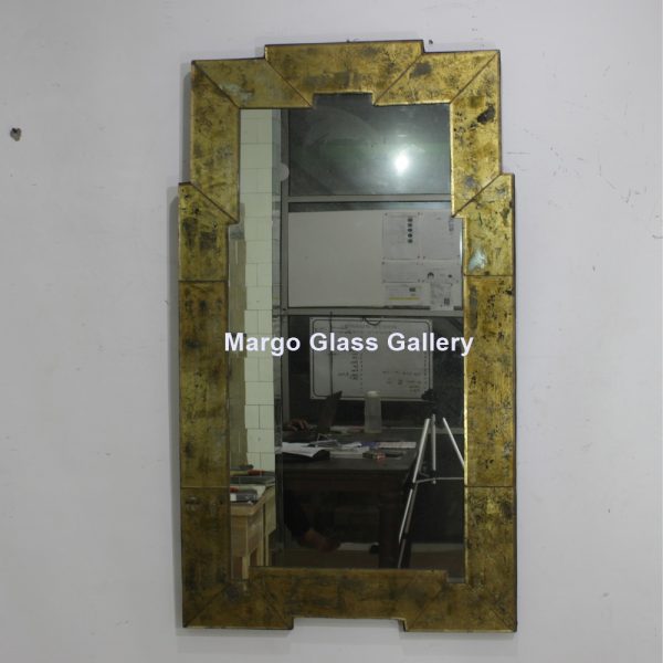 MG 018018 Eglomise Wall Mirror 140 x 80cm