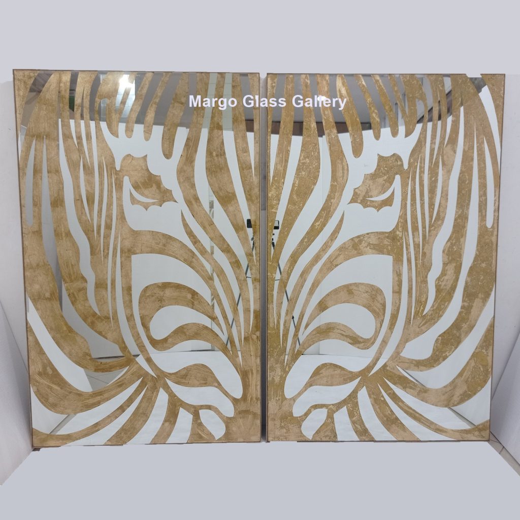 BY ORDER! MG 018060 Zebra Gold leaf 160x100cm
