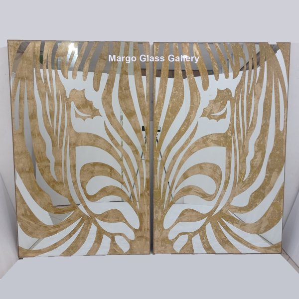 BY ORDER! MG 018060 Zebra Gold leaf 160x100cm