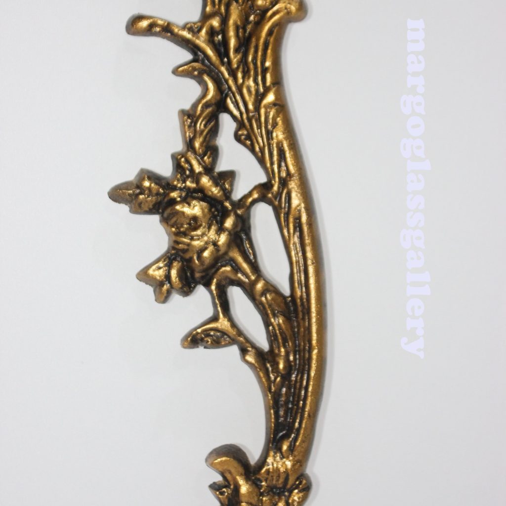 BY ORDER! MG 022013 Industrial antique gold and mirror - Image 5