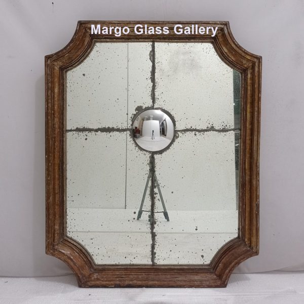 MG 030082 Antique Convex Mirror 15 cm