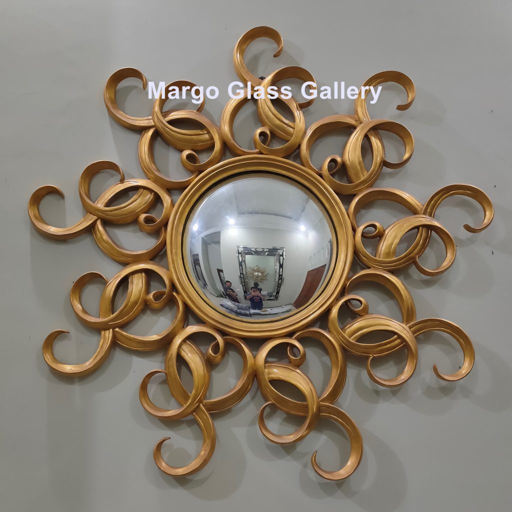 MG 030040 Wooden Wall Mirror