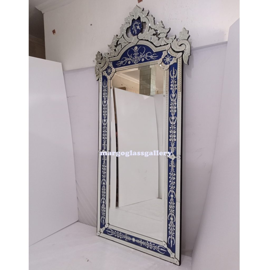 BY ORDER! MG 080004 Vintage Glass Mirror Blue 240×110cm - Image 2