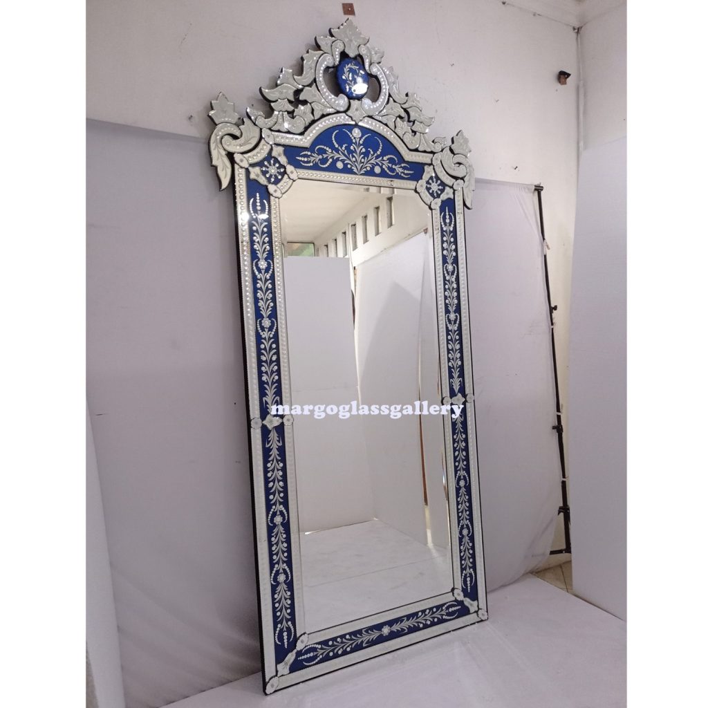 BY ORDER! MG 080004 Vintage Glass Mirror Blue 240×110cm - Image 3