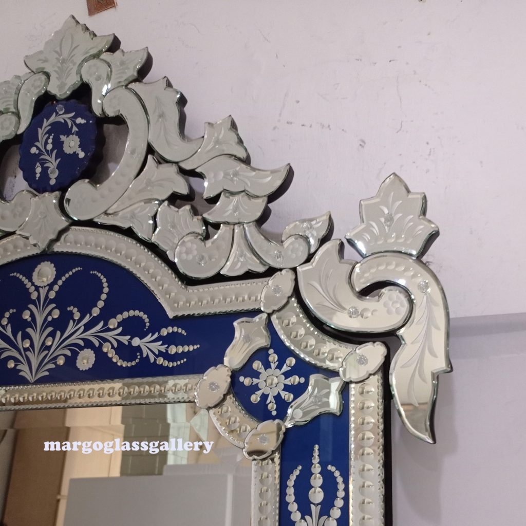 BY ORDER! MG 080004 Vintage Glass Mirror Blue 240×110cm - Image 4