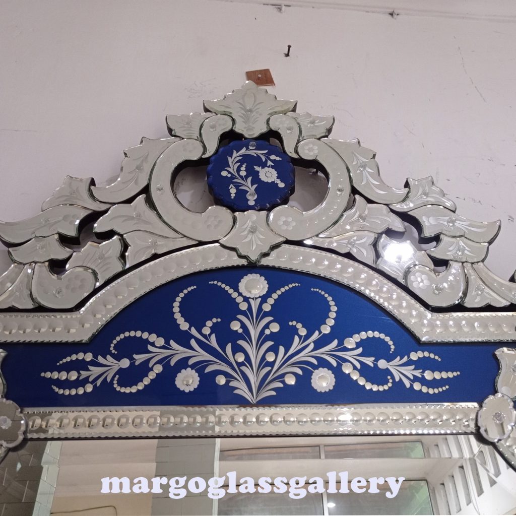 BY ORDER! MG 080004 Vintage Glass Mirror Blue 240×110cm - Image 5