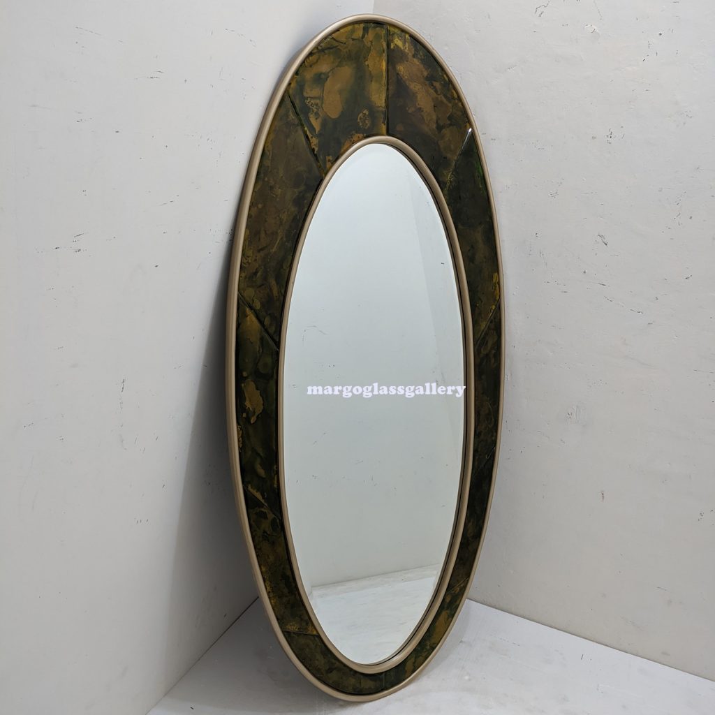 MG 004 Modern Mirror Oval 180x90cm - Image 2