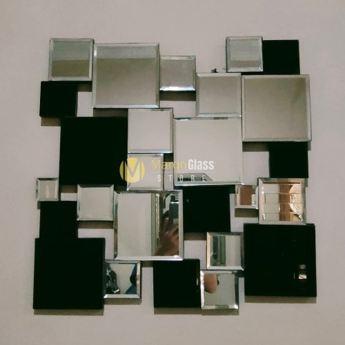MG 004640 Suare silver+black 60cm