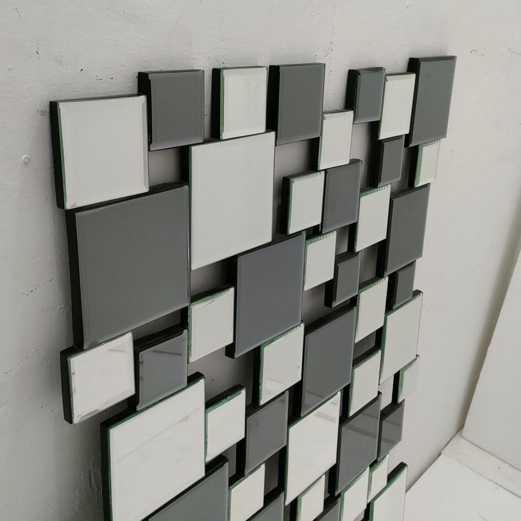 MG 004833 Wall Mirror Decor Silve and Grey 120x80cm - Image 3