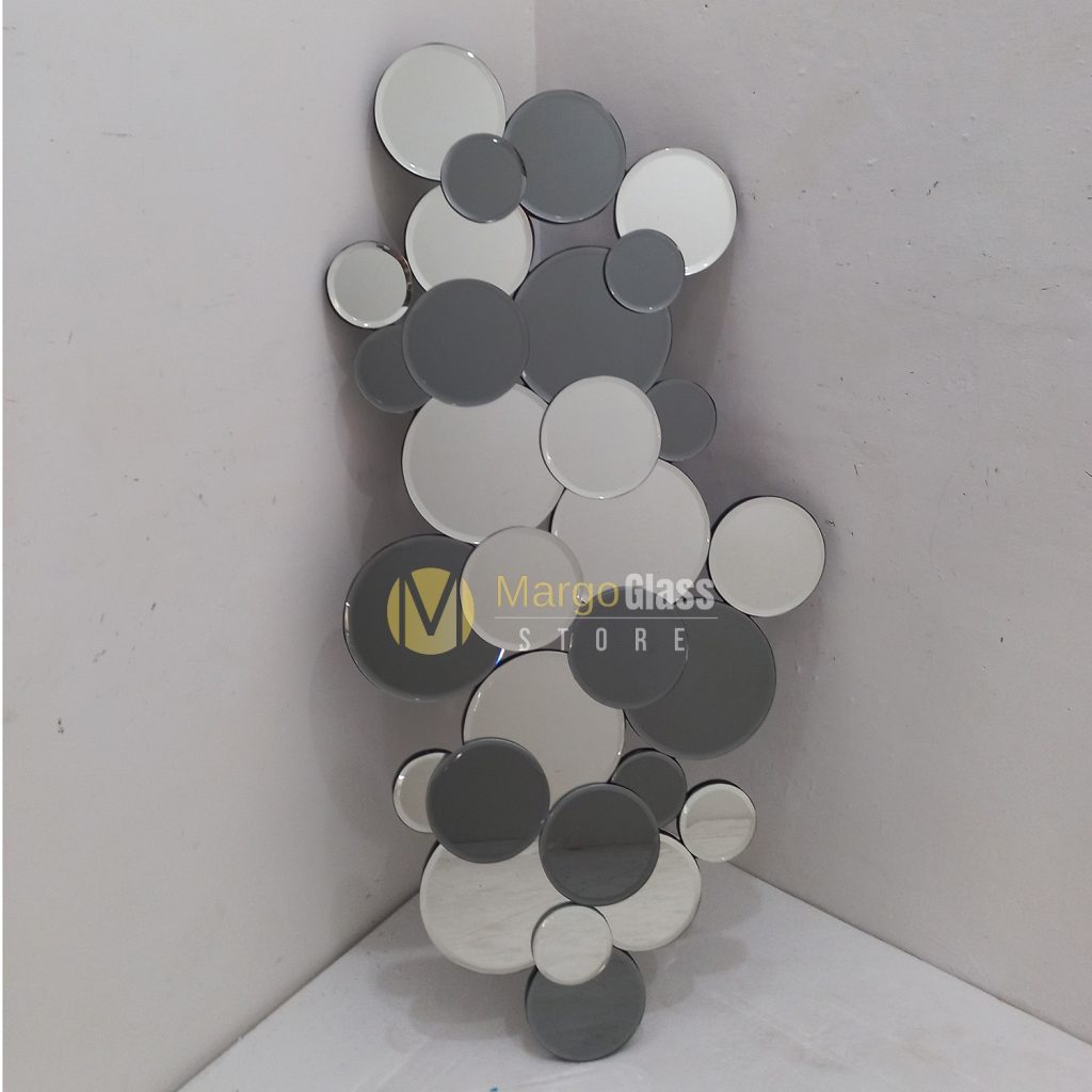 MG 004840 Round Contemporer Wall Mirror 120x60cm - Image 2
