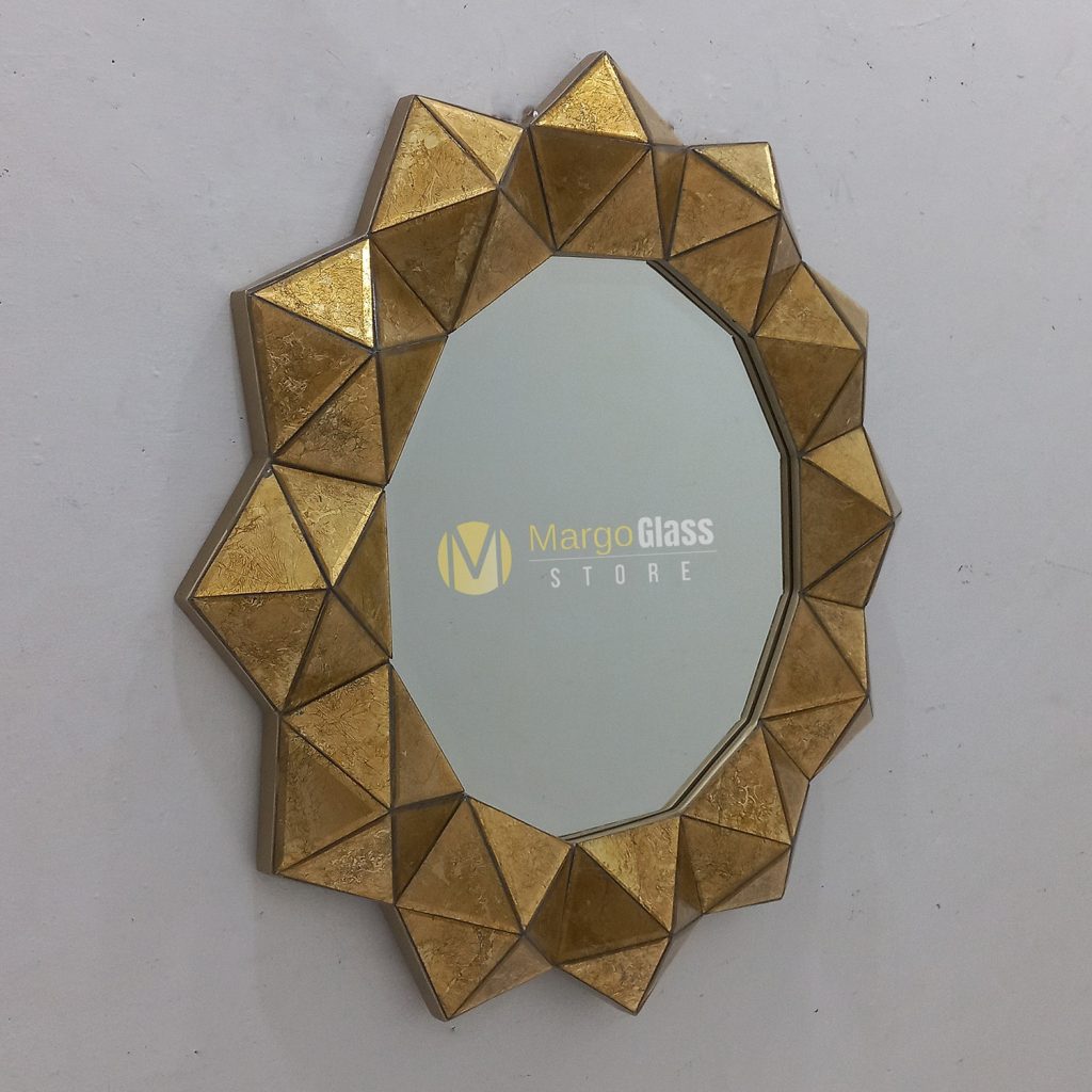 BY ORDER MG 018098 Wall Mirror Gold 3D 120cm - Image 2