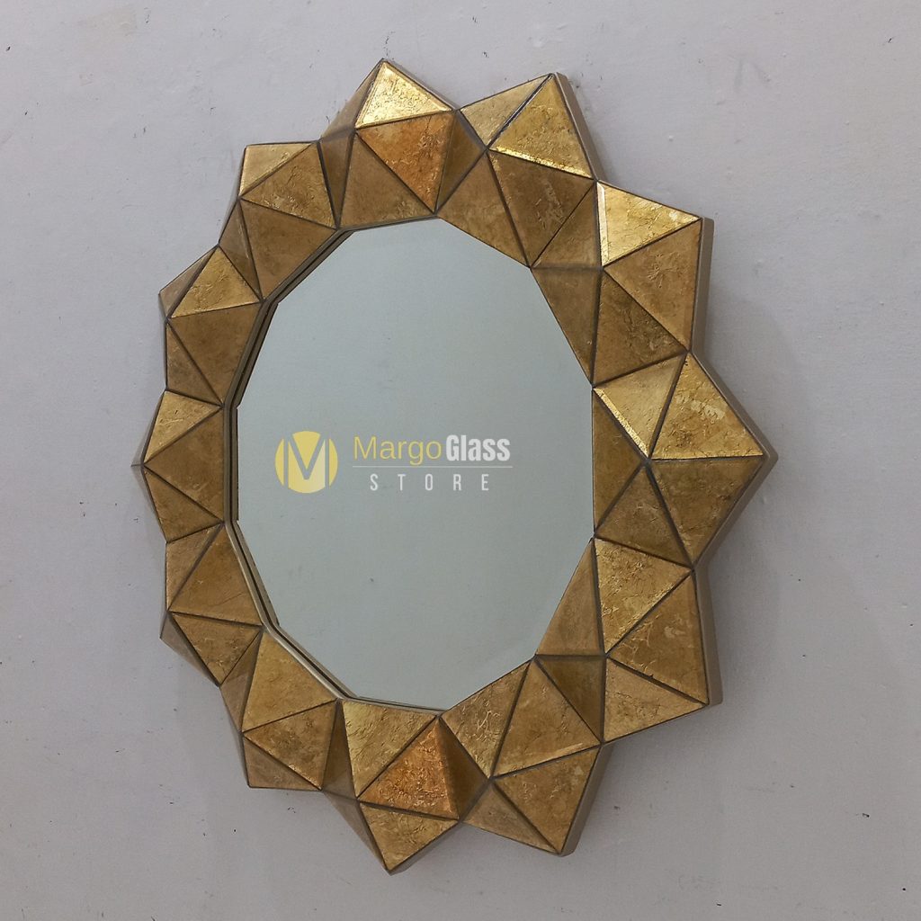 BY ORDER MG 018098 Wall Mirror Gold 3D 120cm - Image 5