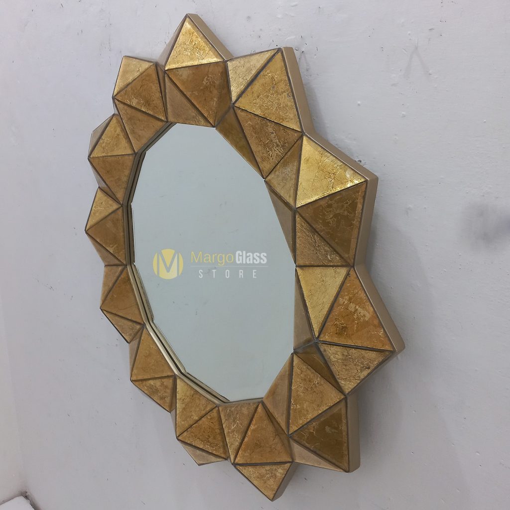 BY ORDER MG 018098 Wall Mirror Gold 3D 120cm - Image 4