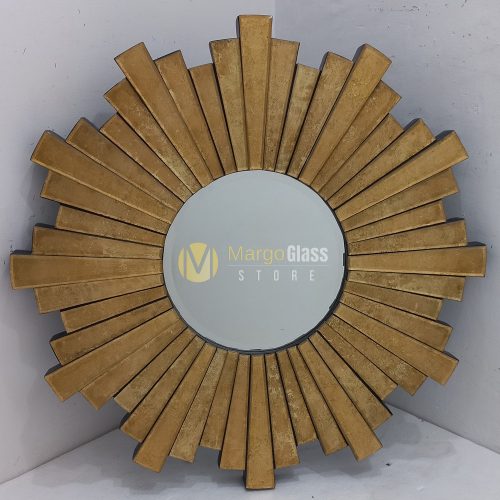MG 018100 Verre Eglomise Mirror Sunburn 100cm
