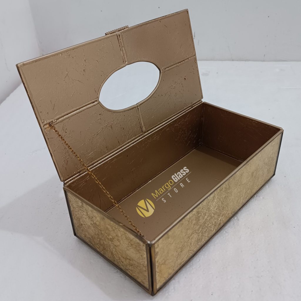 MG 026022 Gold Tissue Box - Image 4