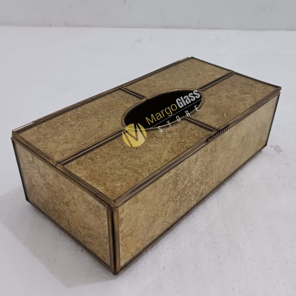 MG 026022 Gold Tissue Box - Image 2