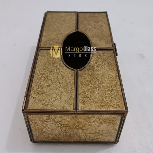 MG 026022 Gold Tissue Box
