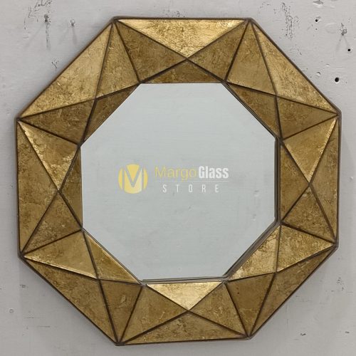 MG 018027 Verre Eglomise Diamond Mirror 85 x 85 cm
