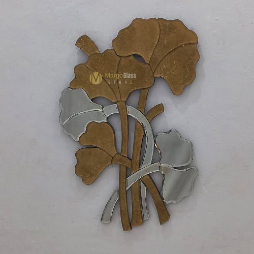 MG 018108 Wall Decor Mirror Flower 80x55cm