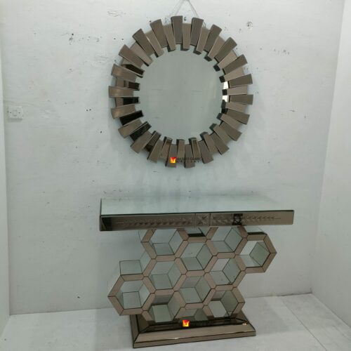 Make to order! MG 004733 Modern Mirror Brown 100 cm