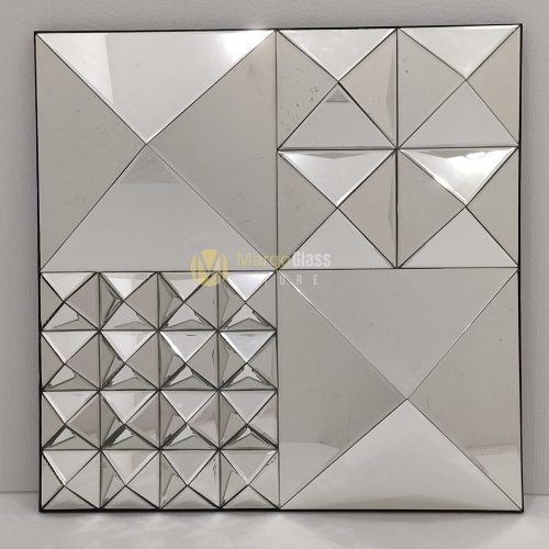 MG 004861 3D Diamond Wall Mirror Square 90 cm