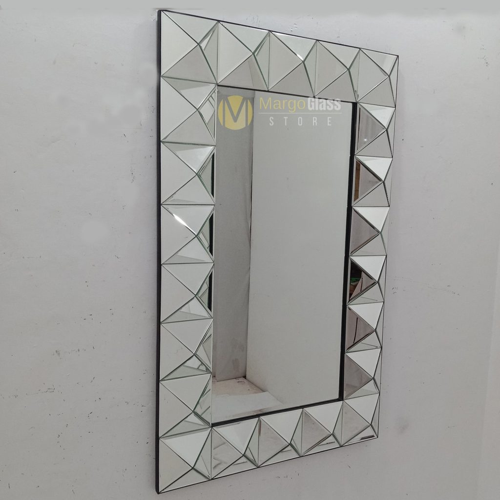 Modern Mirror Rectangular 3D 160x80cm - Image 2