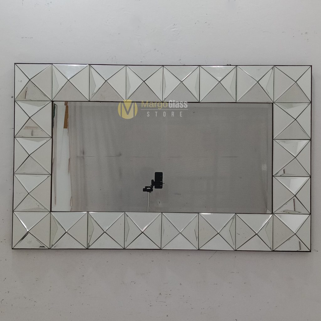 Modern Mirror Rectangular 3D 160x80cm - Image 4