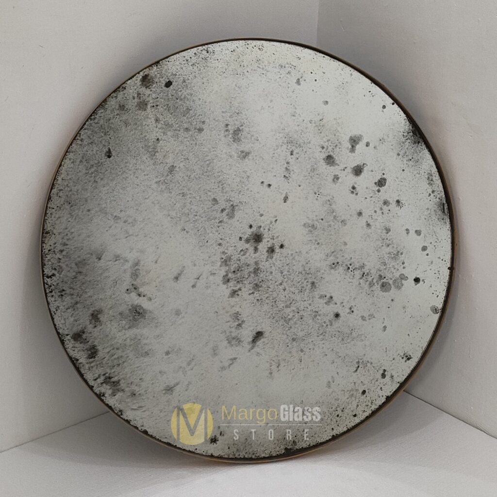 MG 014510 Beaded Wall Mirror Round 91cm