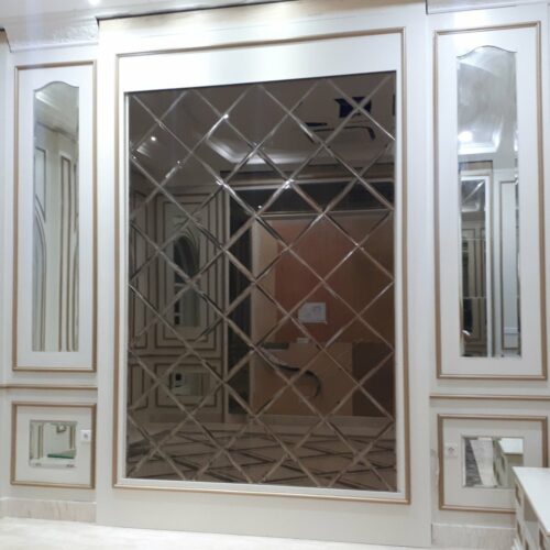 Cermin Brown Bevel Wajik atau diamond mirror (1)