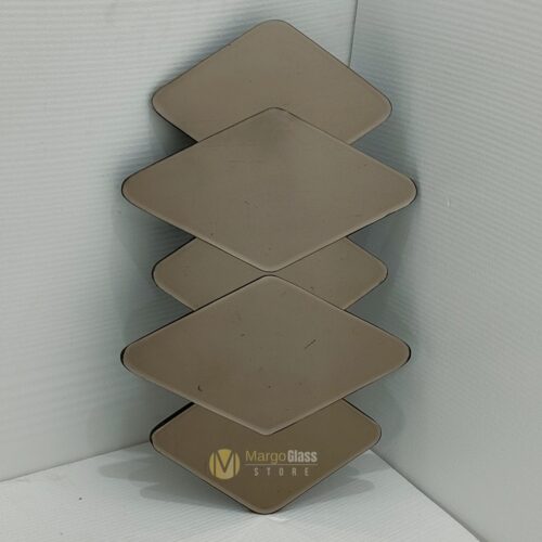 MG 004890 Modern Mirror Brown 90x54cm