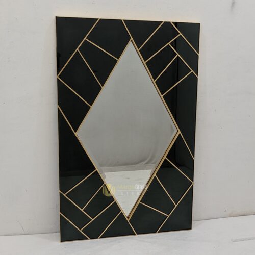 MG 013107 Modern Mirror Black 140x90cm